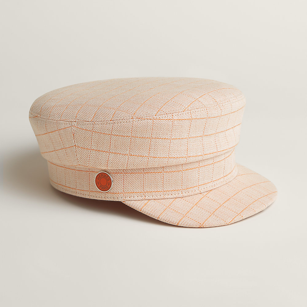 Giulietta Denim cap - White | Hermès USA Giulietta Denim cap - White | Hermès USA